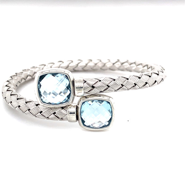 Pre-owned Roberto Coin The Fifth Season torq bangle
