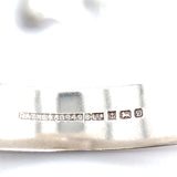 Pre-owned silver engraved pattern bangle