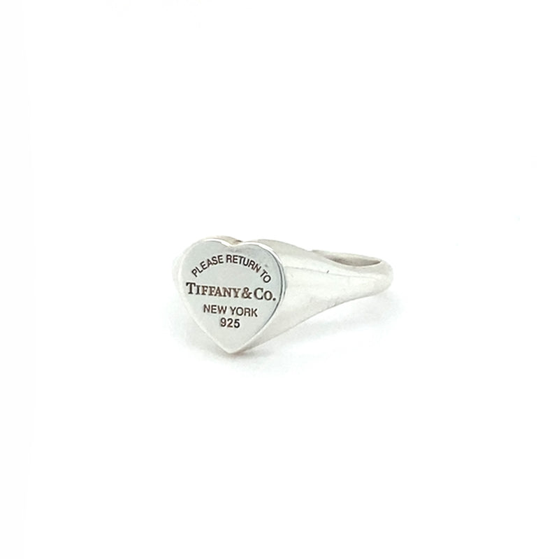 TIFFANY & Co Silver Heart Ring