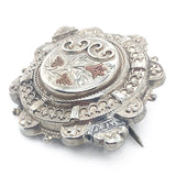 Silver Shield Brooch