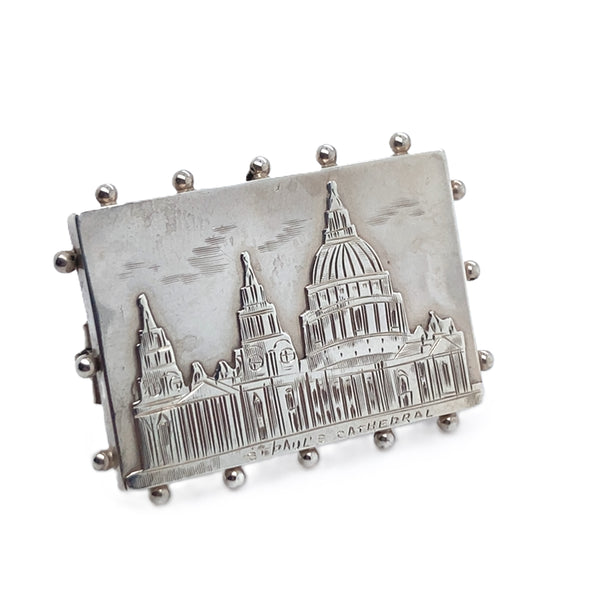 Silver St Pauls Brooch