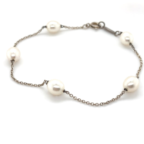 Silver 'Pearls by the yard' Bracelet by Tiffany & Co.