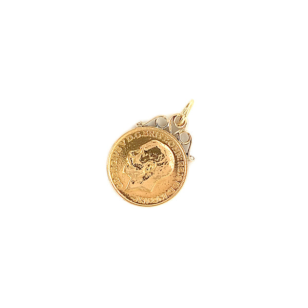 1913 Full Sovereign Coin Pendant