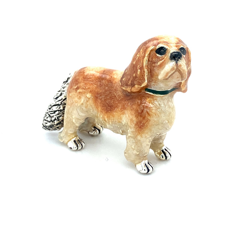 Saturno Sterling Silver King Charles Spaniel