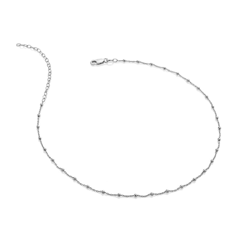 Hot Diamonds - Intermittent Bead Cable Chain Choker