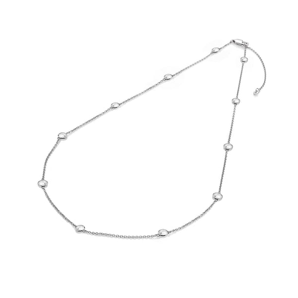 Hot Diamonds - Tender White Topaz Intermittent Necklace