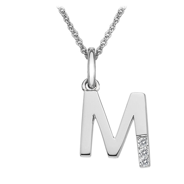 Hot Diamonds - Initial Pendant - 'M'