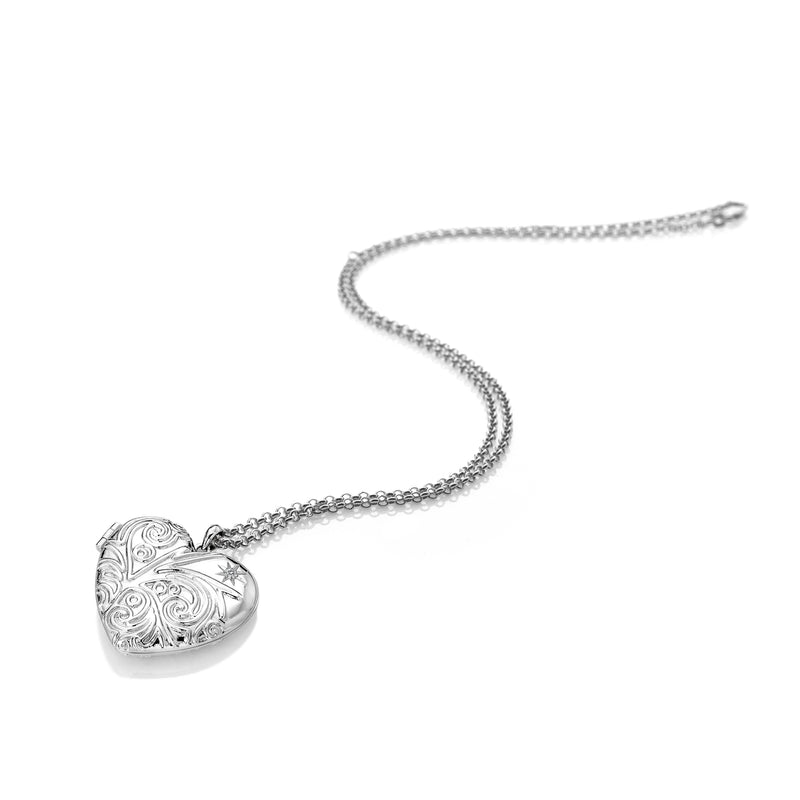 Hot Diamonds - Engraved Heart Locket