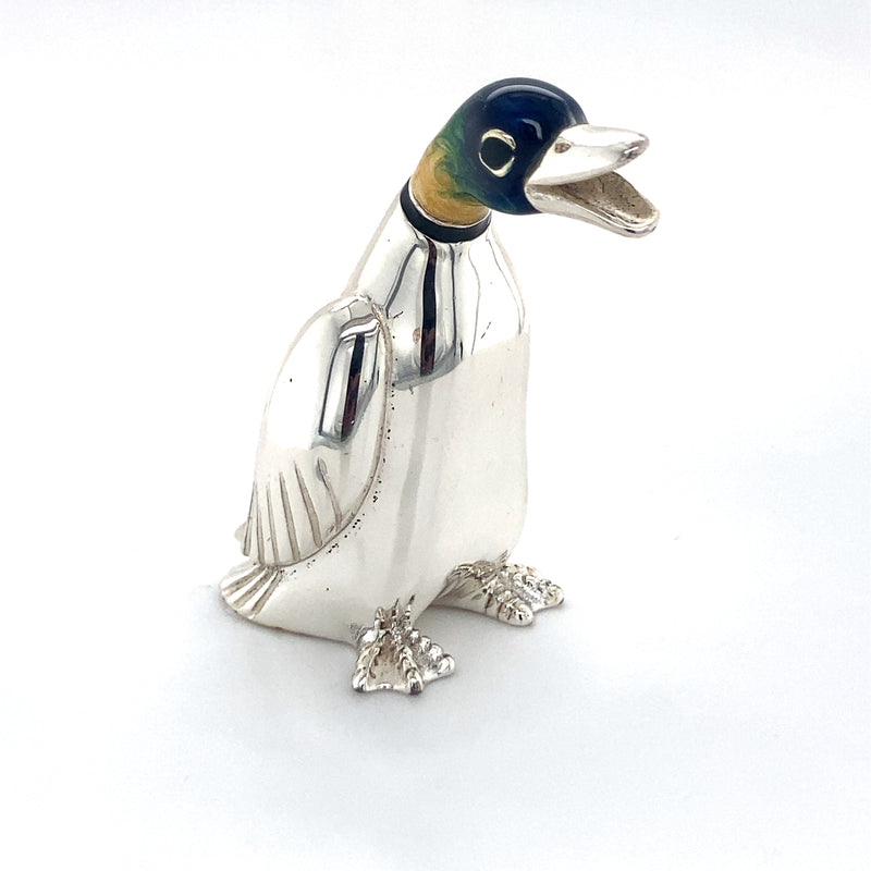 Saturno Sterling Silver Duck – Godshaw Jewellers - Main Image