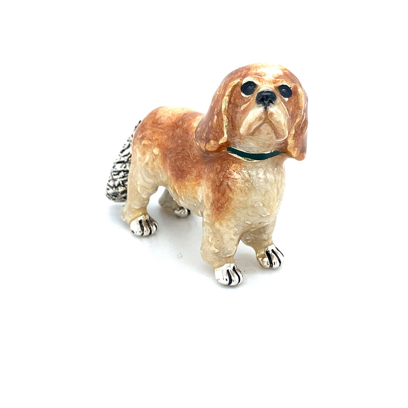 Saturno Sterling Silver King Charles Spaniel