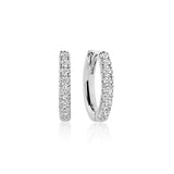 Ellera Medio Earrings - Sterling Silver, With White Zirconia