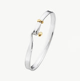Torun Bangle in Silver & 18ct Yellow gold