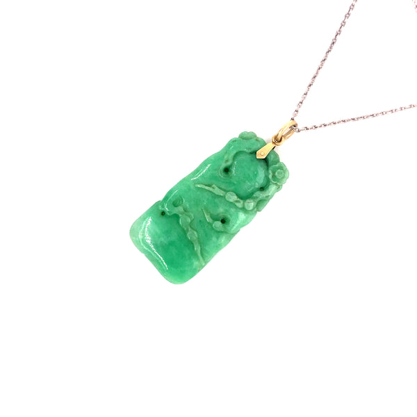 Carved Jade Pendant