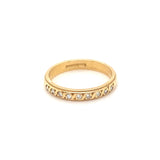 18ct Gold Half Eternity Ring