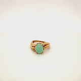 Green Stone Dress Ring