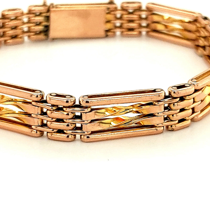 Rose Gold 4 Bar Bracelet